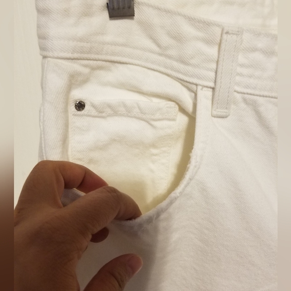 Guess Boy Fit Jeans Women's Color White Size 28 - Picture 9 of 10